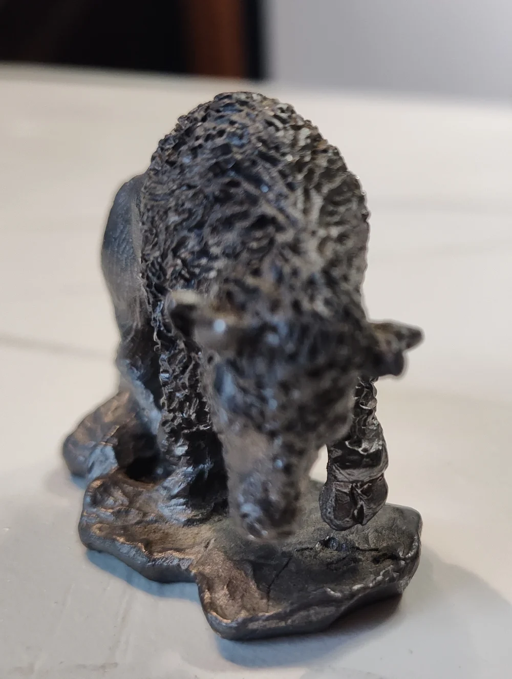 American Buffalo / Bison Figurine - Vintage - Pewter - Handcrafted - Made In USA - Picture 11 of 13